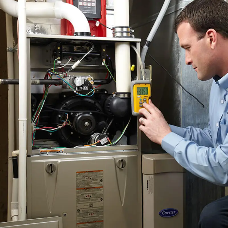 Visual representation of heating and cooling solutions in residential spaces.